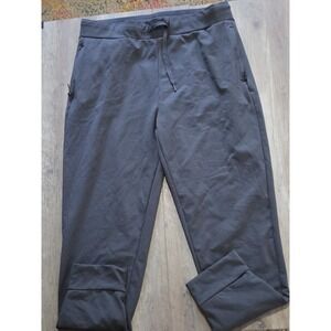 32 Degrees Heat Jogger Pants Mens Large Gray Athletic Sweatpants Zip Pockets